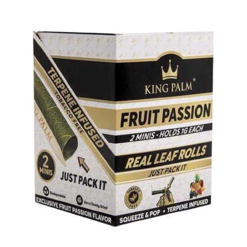 King Palm Mini Fruit Passion 2 Rollos (Caja de 20)